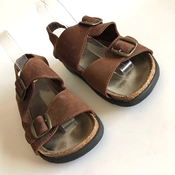 RELISTING SOON: Skyr Sport Leather Cork Buckle Sandals - Picture 6 of 13